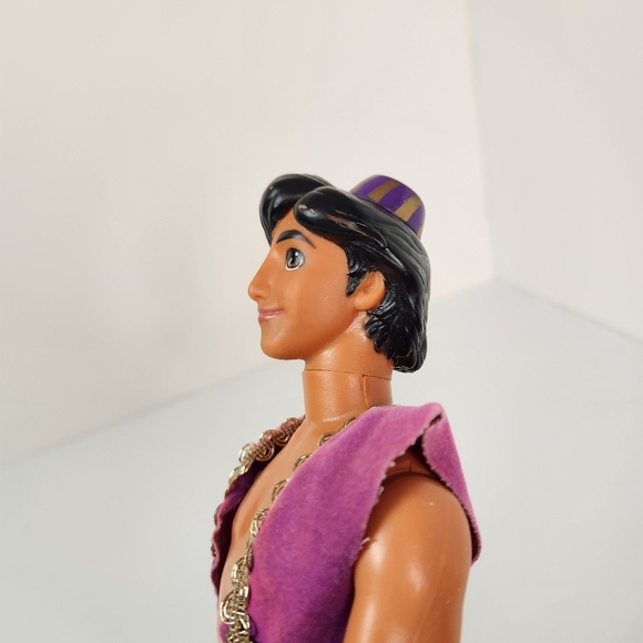 Vintage Mattel Disney Water Jewel Magic Aladdin Doll Purple Shorts 90s 1990s - Picture 6 of 9